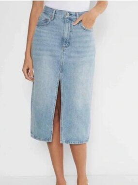 Denim Forum The ’90s Halle Skirt – Aritzia